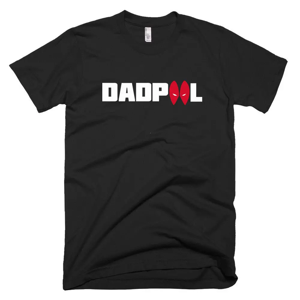 Футболки с героями DADPOOL подарок на день отца и мужские футболки для папы | Мужская