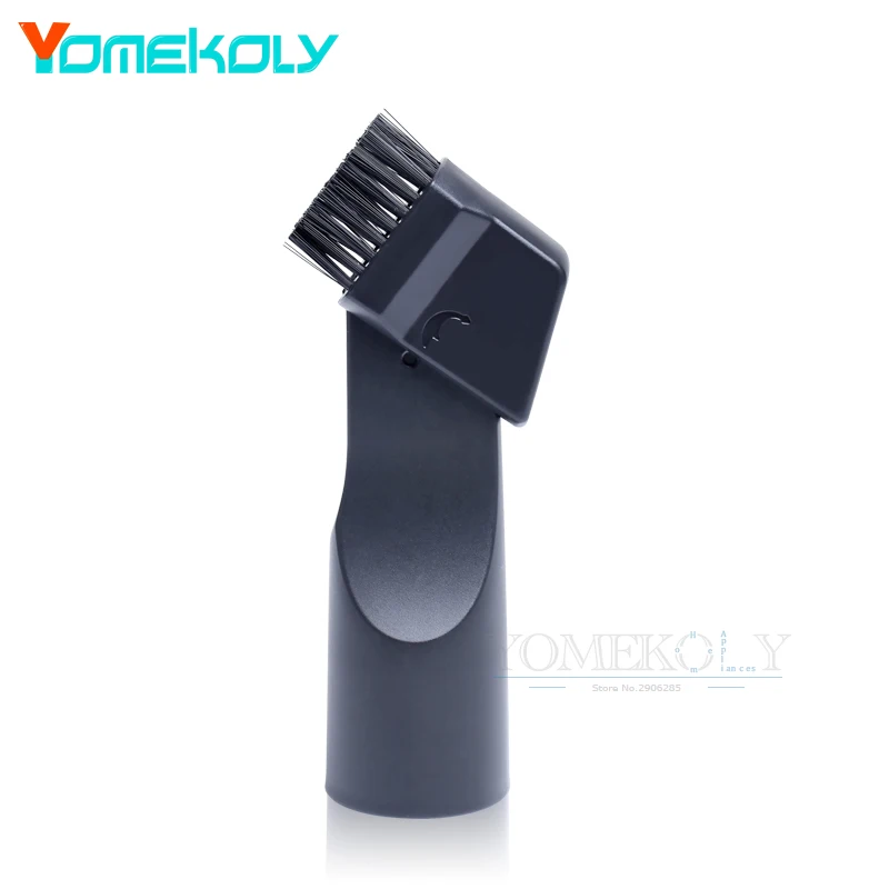 

1PC Vacuum Cleaner Flat Suction Brush Head 32mm Nozzle Cleaning Brush Tool 2-In-1 Corner Dust Clean Vacuum Cleaner Attachments