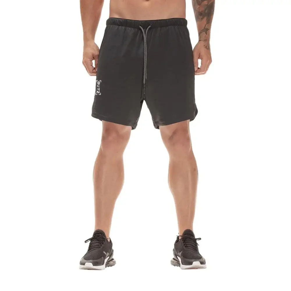Шорты мужские большие размеры быстросохнущие безопасные спортивные карманные шорты для фитнеса камуфляжные мужские шорты-бермуды Masculina Прямая c