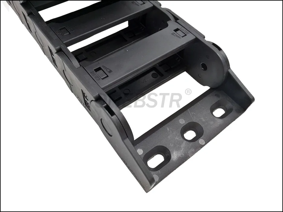 JFLO 1 Meter 25x77mm Bridge Open on Both Sides CNC Router Cable Chain  Wire Carrier Cable Drag Chain with end Joints Tanks chain 8