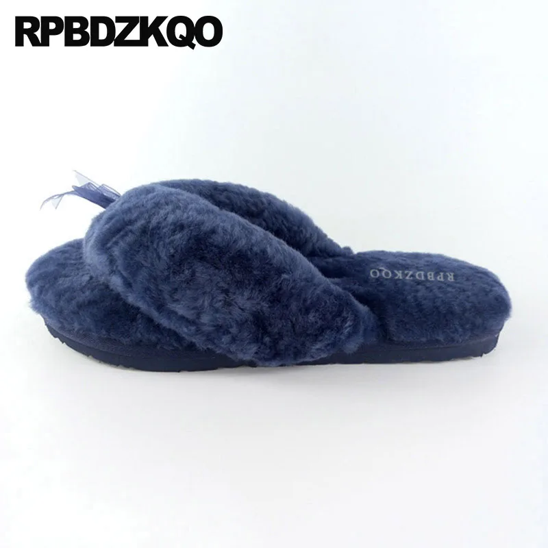 fuzzy slip ons