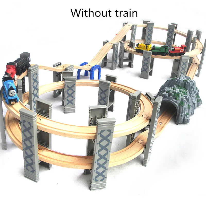 Thom Wooden Train Track Railway Bridge Variety Educational Toys Tunnel