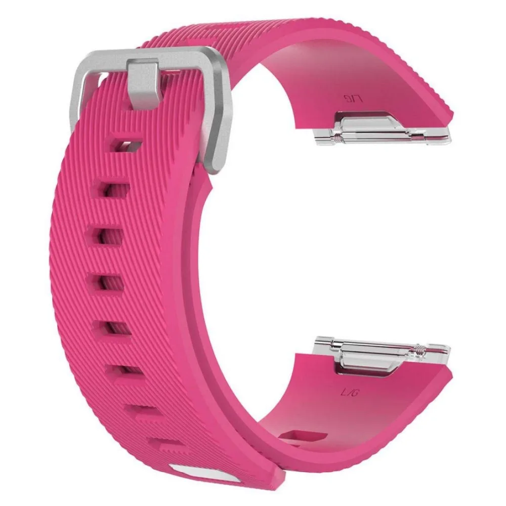 for Fitbit  Ionic band silicone Smartwatch Classic Colors Twill Large Small (5)