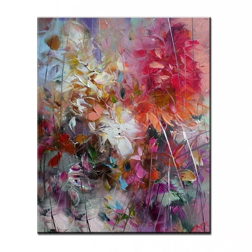 

100% hand-painted oil painting high quality home decor painting flower pictures DM-1611806