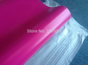 

Rose Red Matte Vinyl Wrap Car Sticker Film Free Shipping Size 1.52*30M/Roll