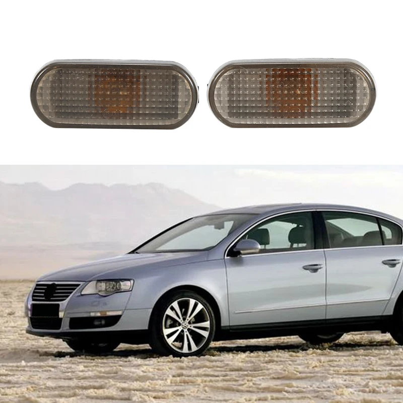2x Fender Side Marker Light For Volkswagen Passat B4 1995 1996 1997