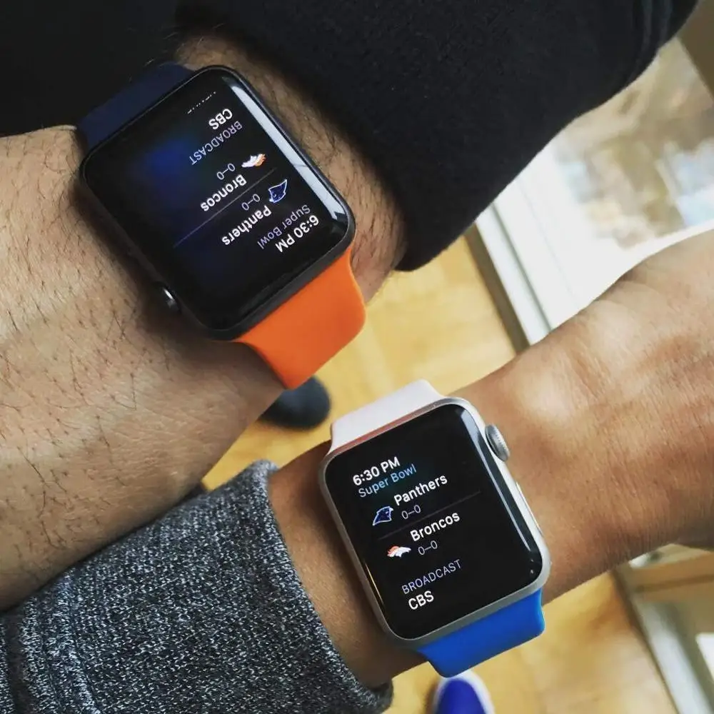 

Soft Silicone Replacement Sport Strap Compatible with 2019 Apple Watch Series 4/3/2/1 have 35 colors