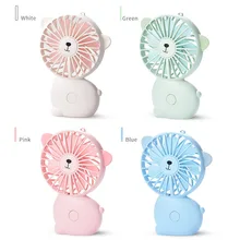Милый мини-вентилятор USB Перезаряжаемый персональный портативный охлаждающий с ночным светом слинг Pippi портативный зарядный Персональный вентилятор охлаждения