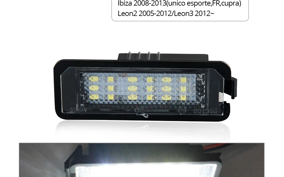 Auto License Plate Lights Bulb For VW_03