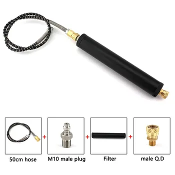

PCP Paintball Airforce High Pressure Hand Pump Filter 40MPA 258mm Long M10x1 Water-Oil Separator Air Filtering 8mm Fill Nipple
