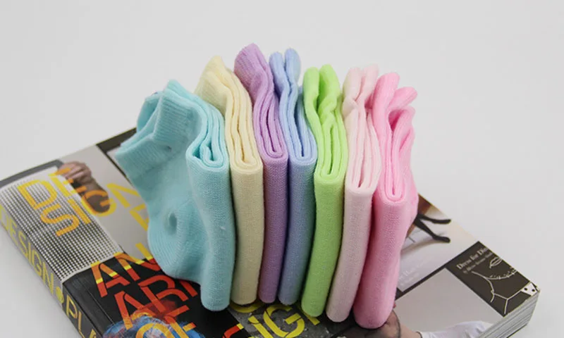 5 пар Для женщин носок милые однотонные Цвет аккуратно удобные хлопковые Для женщин носки осень-зима Антибактериальные Женские носки Meias