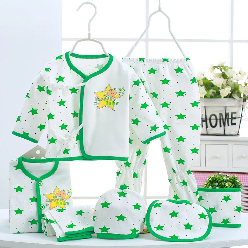 

7Pcs/Set Baby Clothing Sets Spring Autumn Baby Boys Clothes Infant Tops T-shirt Pants Leggings 5pcs Brand Promotions Outfits Set