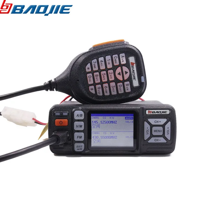 Baojie BJ-318 автомобиль радио иди и болтай Walkie Talkie радио двухдиапазонный УКВ UHF Мобильная радиосвязь 20/25 Вт с радиусом действия 10 км двухстороннее радио 10 км обновление BJ-218 Z218 - Цвет: Factory Standard