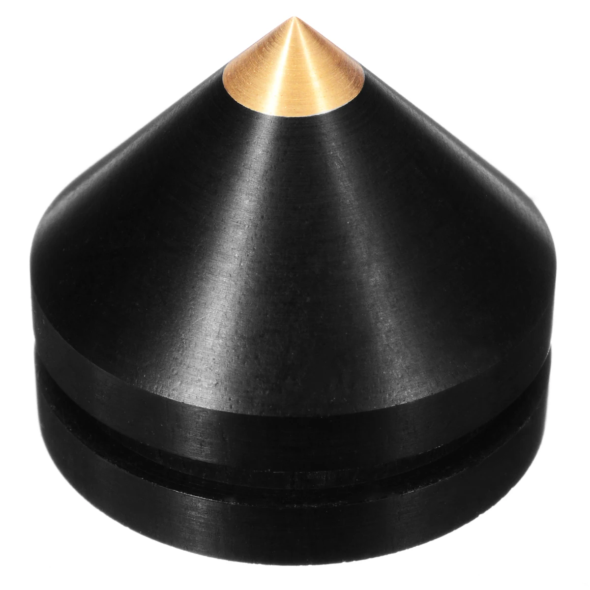 4Pcs Mini Ebony Audio Speaker Spikes Speakers Repair Parts DIY Speaker Isolation Spike Wooden Copper Stand Feet +Base Pad
