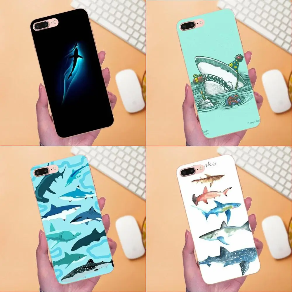 

For Xiaomi Redmi Note 2 3 3S 4 4A 4X 5 5A 6 6A Pro Plus TPU Fashion Mobile Phone Animal Hockey Shark