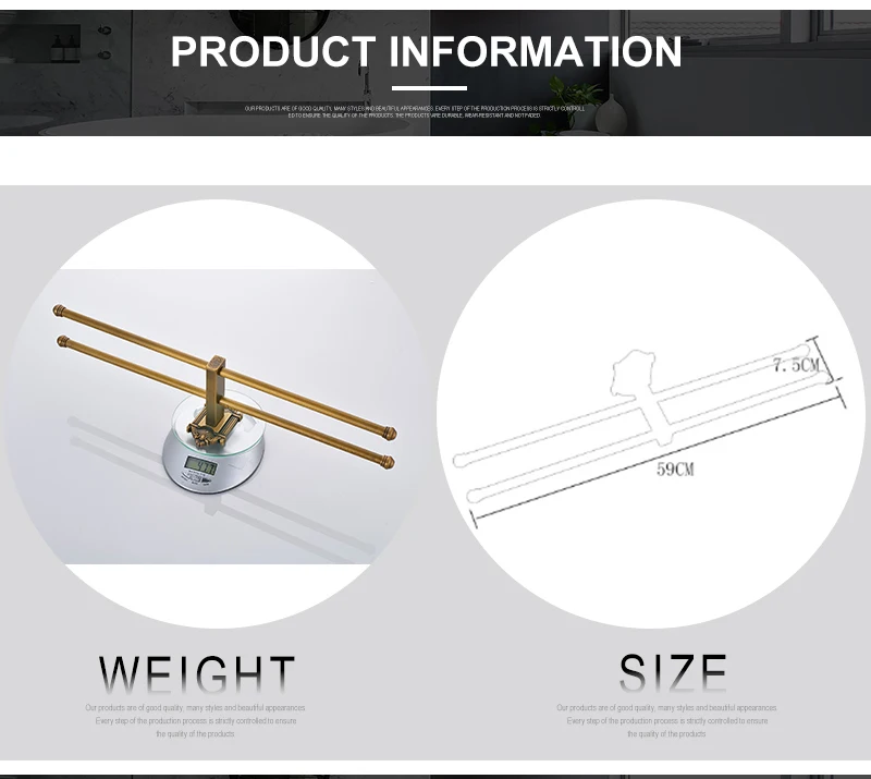 MADICA длина 496 см держатель для двух полотенец для душевой вешалка для полотенец винтажная латунь Toallero металлическая гвоздь бронзовая вешалка для полотенец вешалка