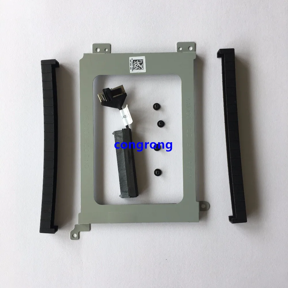 

For Dell Precision M5510 & for XPS 15 9550 HDD Hard Disk Drive Interposer Connector Cable +hard disk drive holder Send screws