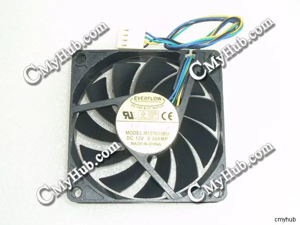 Genuine For EVERFLOW R127015BU DC12V 0.35A 4pin 4wire 7015 70X70X15MM Cooling Fan | Компьютеры и офис