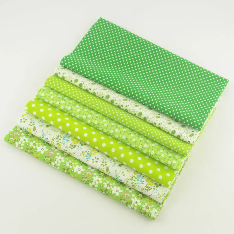 Booksew различных видов конструкций Зеленый Напечатанный хлопок ткань предварительно вырезанный Скрапбукинг лоскутное Швейные игрушки куклы ручной работы