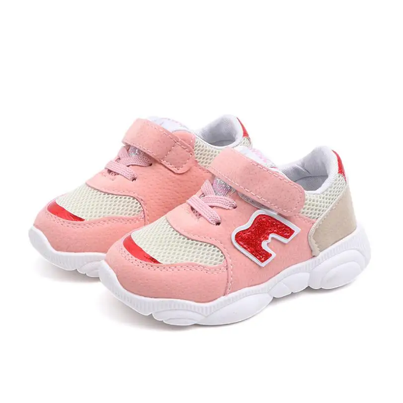 

Children Casual Shoes Kids Soft Bottom Mesh Sports Sneakers Baby Girls Boys Breathable Contrast Color Mix And Match Toddler Shoe