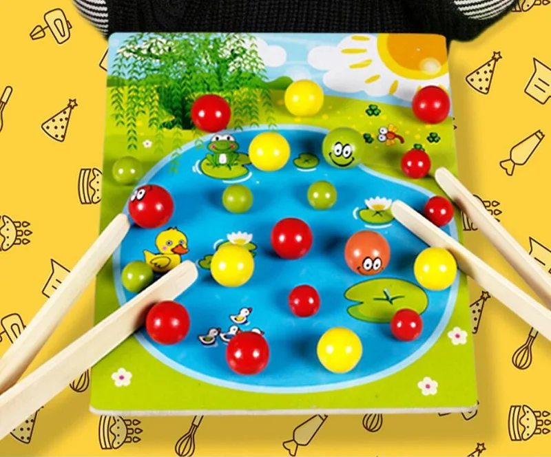 Montessori teaching aids early childhood educational toy training clip beads Montessori math 2-3-4-5 year old boy girl Montessori teaching aids early childhood educational toy training clip beads Montessori math 2-3-4-5 year old boy girl