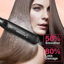 Профессиональные воды/масляный пар выпрямитель для волос Flat Iron инъекций живописи 450F Выпрямление Утюги Уход за волосами Инструменты для укладки