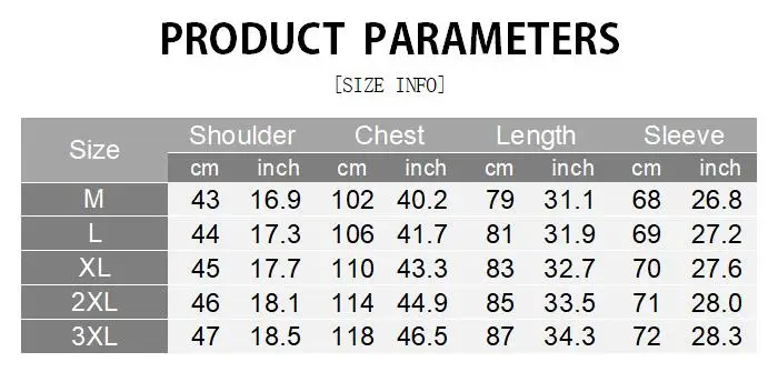 size table