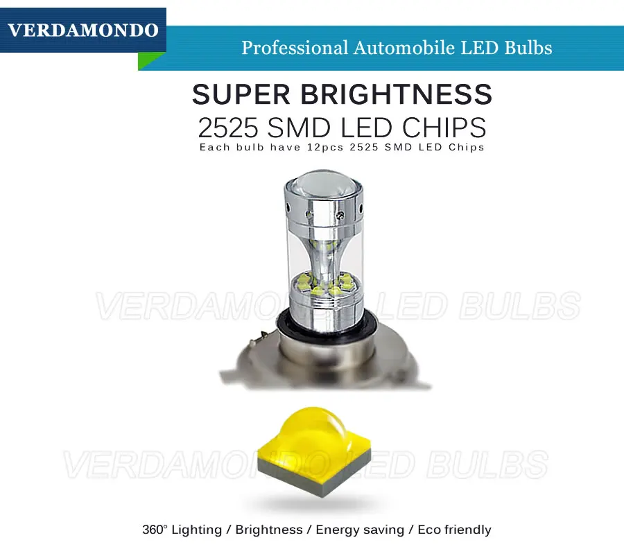 H4 H7 H8 H11 9005 HB3 9006 HB4 1156 BA15S 2525 12 SMD высокая мощность светильник Автомобильные