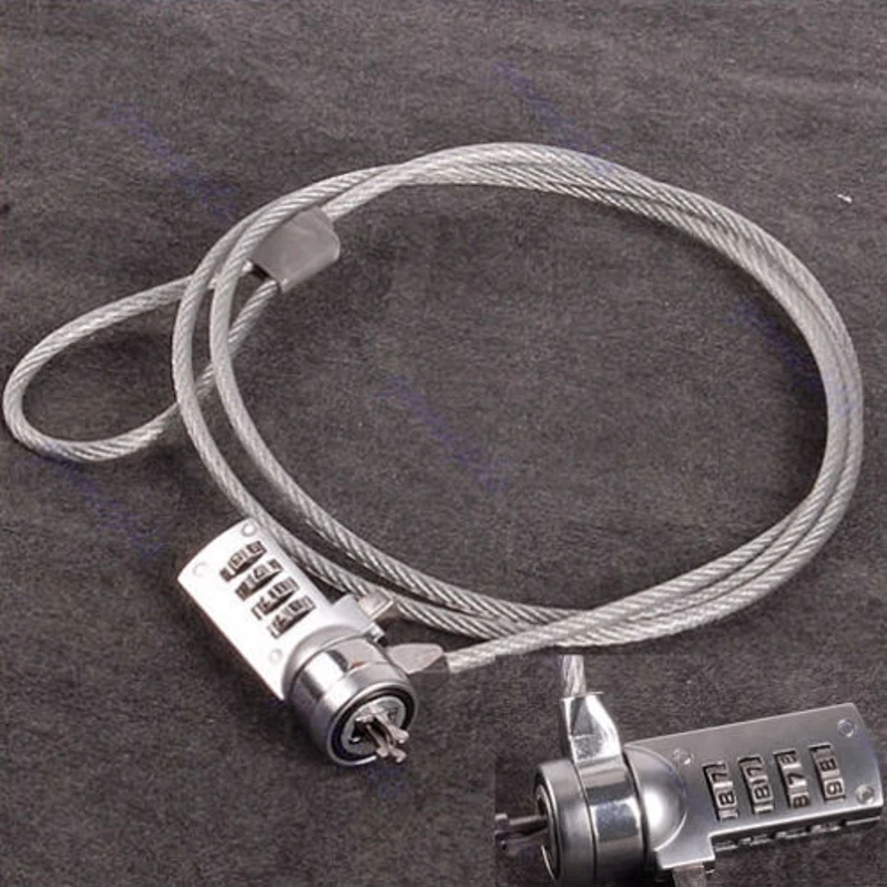 

tablet-Newest Password 4 Digit Security Lock Anti-theft Chain For Notebook PC Laptop