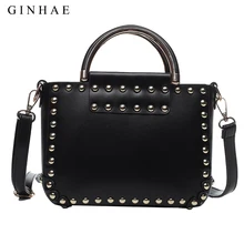 Women Rivet Bag Famous Brand Leather Handbags Designer Ladies Shoulder Bags Small Crossbody Bags For Women Punk Bolsa Feminina Women Rivet Bag Famous Brand Leather Handbags Designer Ladies Shoulder Bags Small Crossbody Bags For Women Punk Bolsa Feminina