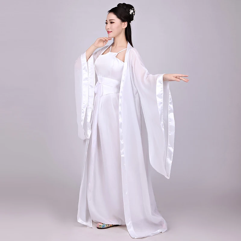 Винтажная одежда для сцены для женщин и мужчин, китайский древний костюм, маскарадная одежда из белой змеи, размер s, m, l, xl