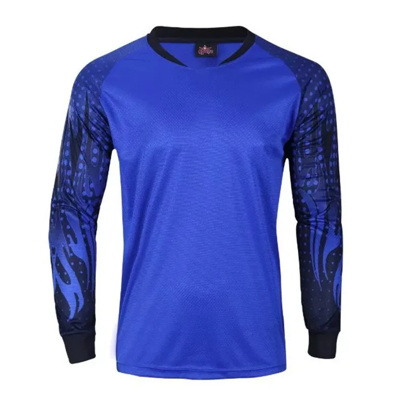 New Football Soccer Jerseys Men Goal Keeper Jersey Long Sleeve