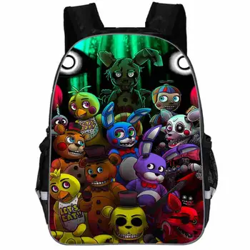 

FNAF Printing Backpack Anima Anime Freddy Women Men Causul Boys Girls School Bags Hip Hop Male Laptop mochila Kpop Bagpack