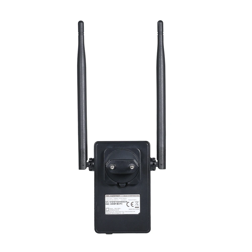 Двухдиапазонный 2,4 г+ 5 ГГц Wi-Fi сетевой маршрутизатор wifi ретрансляционный усилитель беспроводной клиентский мост удлинитель 750 Мбит/с усилитель, EU/US штекер