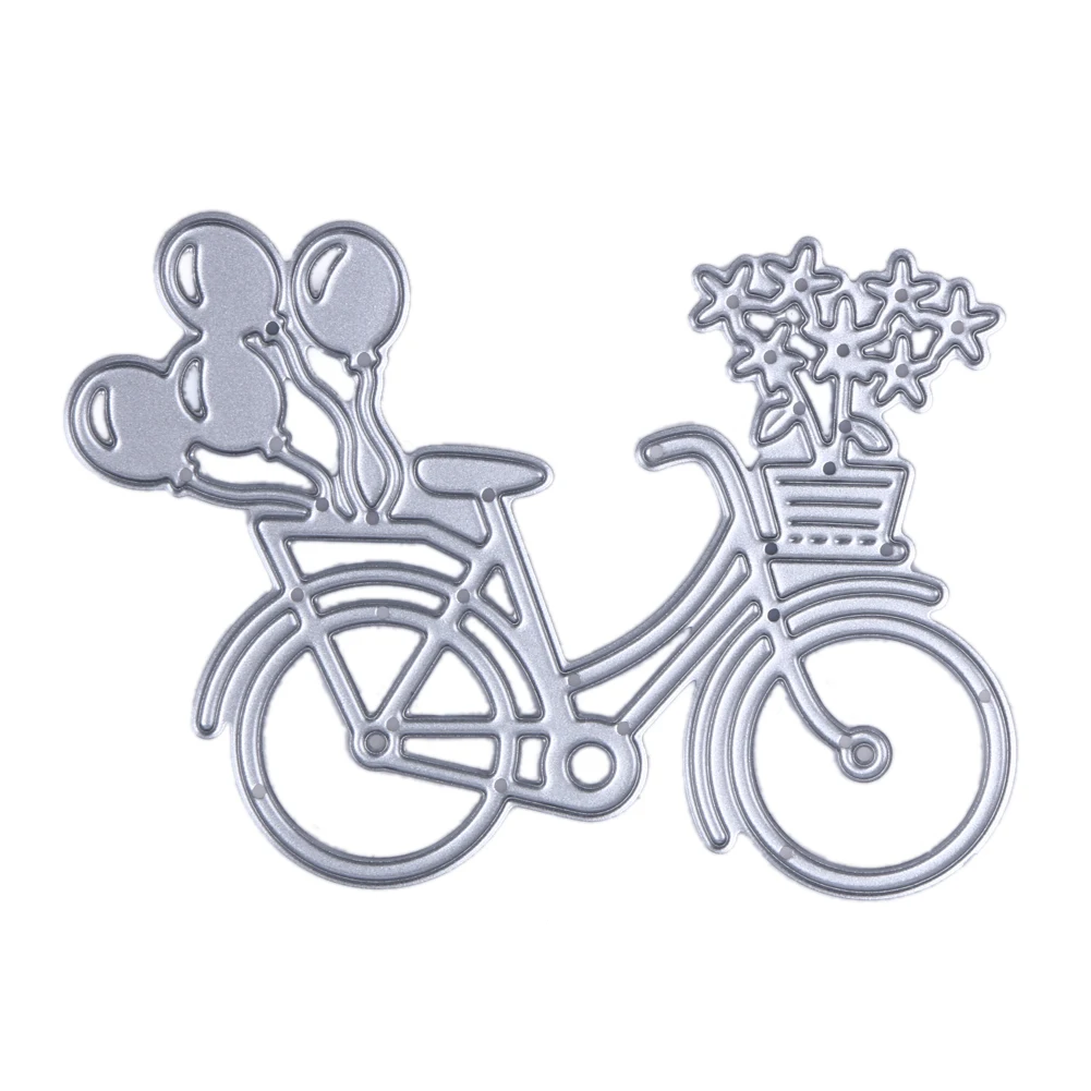

DIY Lovely Bike Bicycle Metal Cutting Dies Stencil For Scrapbooking Paper Card Album Photo Craft Art Embossing Painting Decor