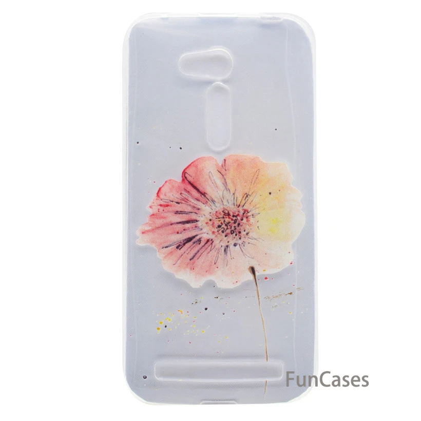 Case For ASUS Zenfone Go ZB452KG Silicone Case For ASUS ZB450KL Case Transparent Soft Flower Marble Back Cover Accessory