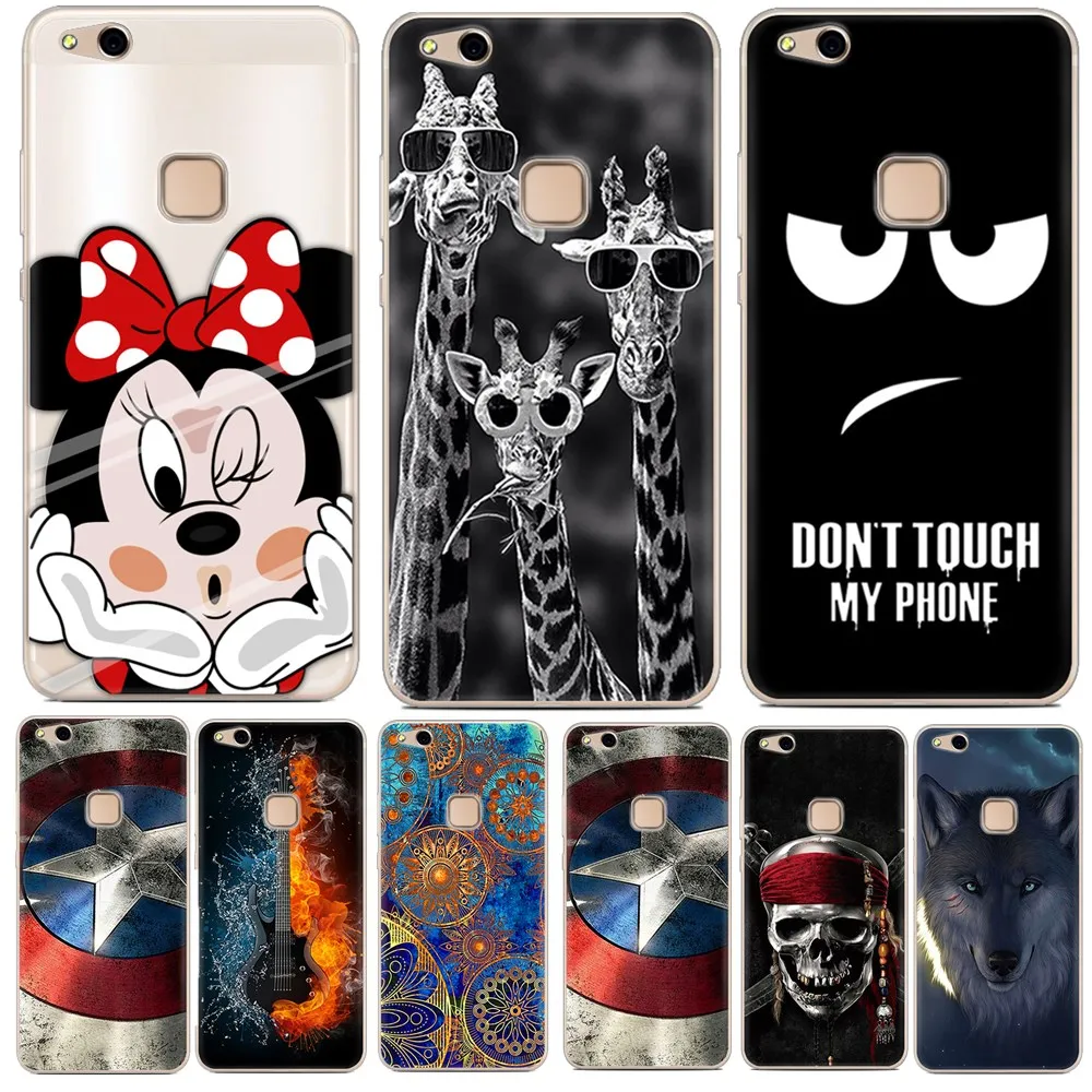 

Huawei P10 Lite Case Luxury Cartoon TPU Case Cover For Huawei P10 lite Soft Silicon Phone Protective Back Cover Skin