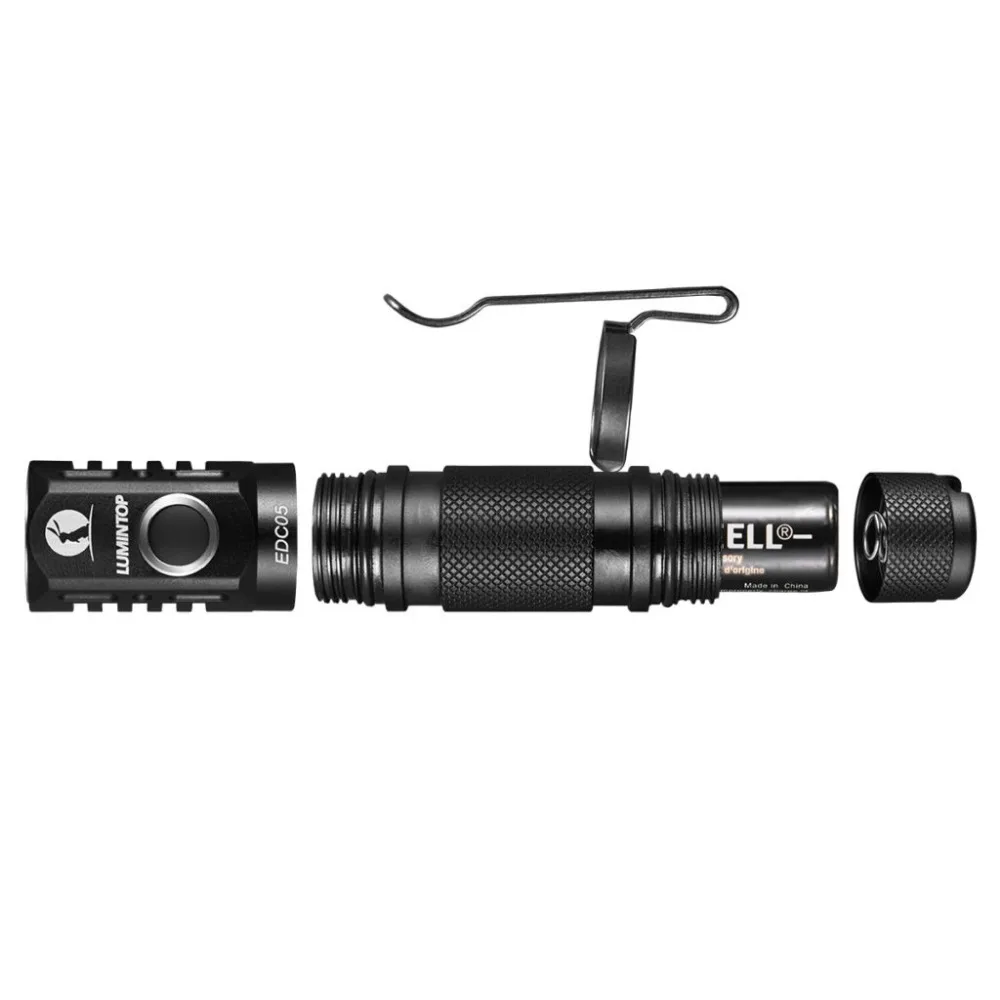 Lumintop EDC05 Мини Тактический светильник вспышка CREE XP L светодиодный CW Макс. 800 люмен EDC
