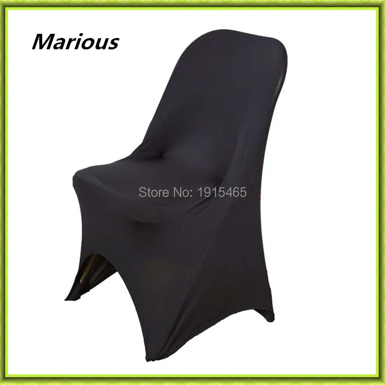 Marious брендовые Свадебные черные и белые чехлы для стульев из спандекса дешевые
