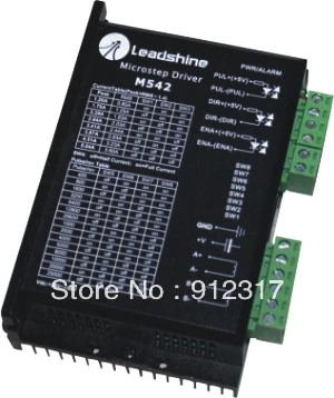 

Leadshine M542 2-phase Stepper motor driver 20-50VDC 1.0A-4.2A, CNC Router stepper motor driver