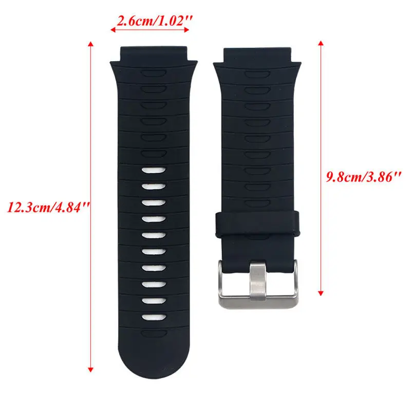 Replacement Wrist Support Band Strap Sports Safety Silicone Bracelet Wristband for Garmin Forerunner 920XT With Screwdriver Pins