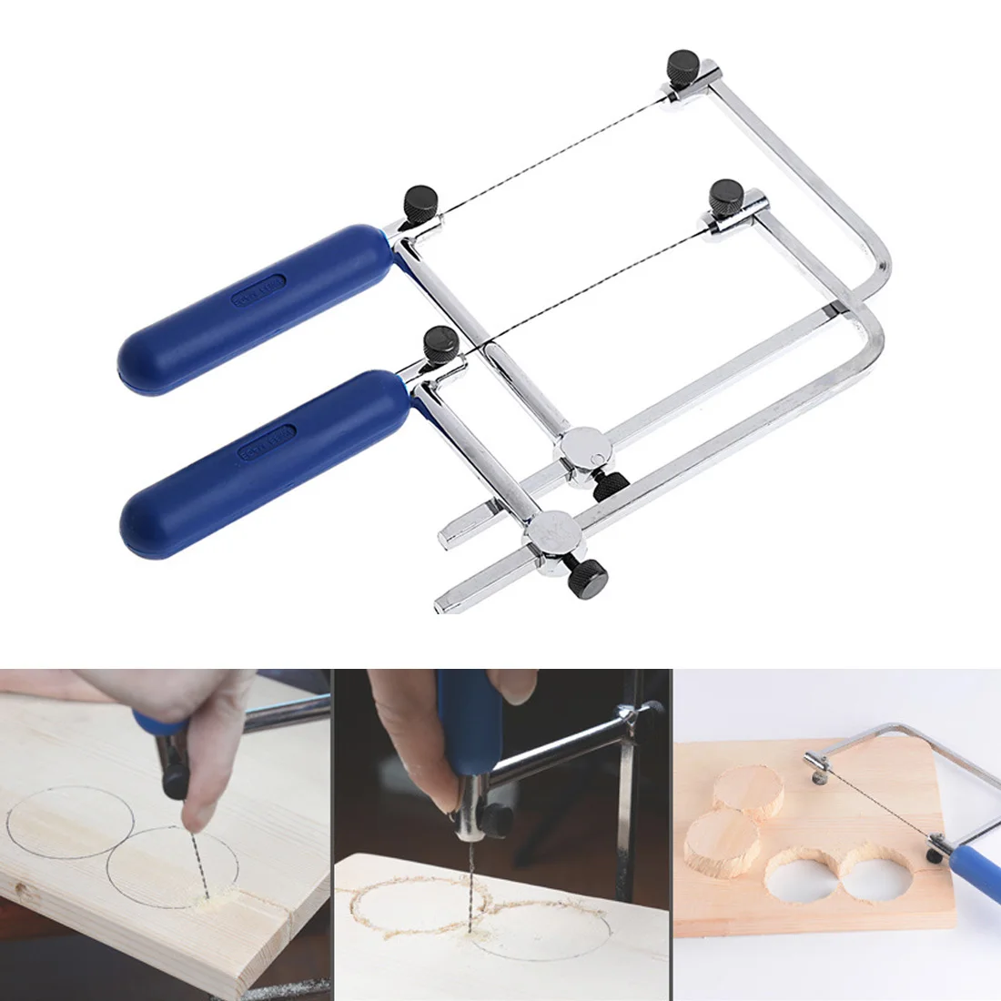  High quality U-shape Saw Hacksaw Frame Sawbow Adjustable DIY Hand Tools For Jewelry Tools