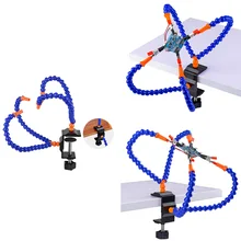 Многофункциональный паяльный ручной инструмент три руки четыре гибкий манипулятор паяльная станция держатель для сварки печатной платы Ремонт