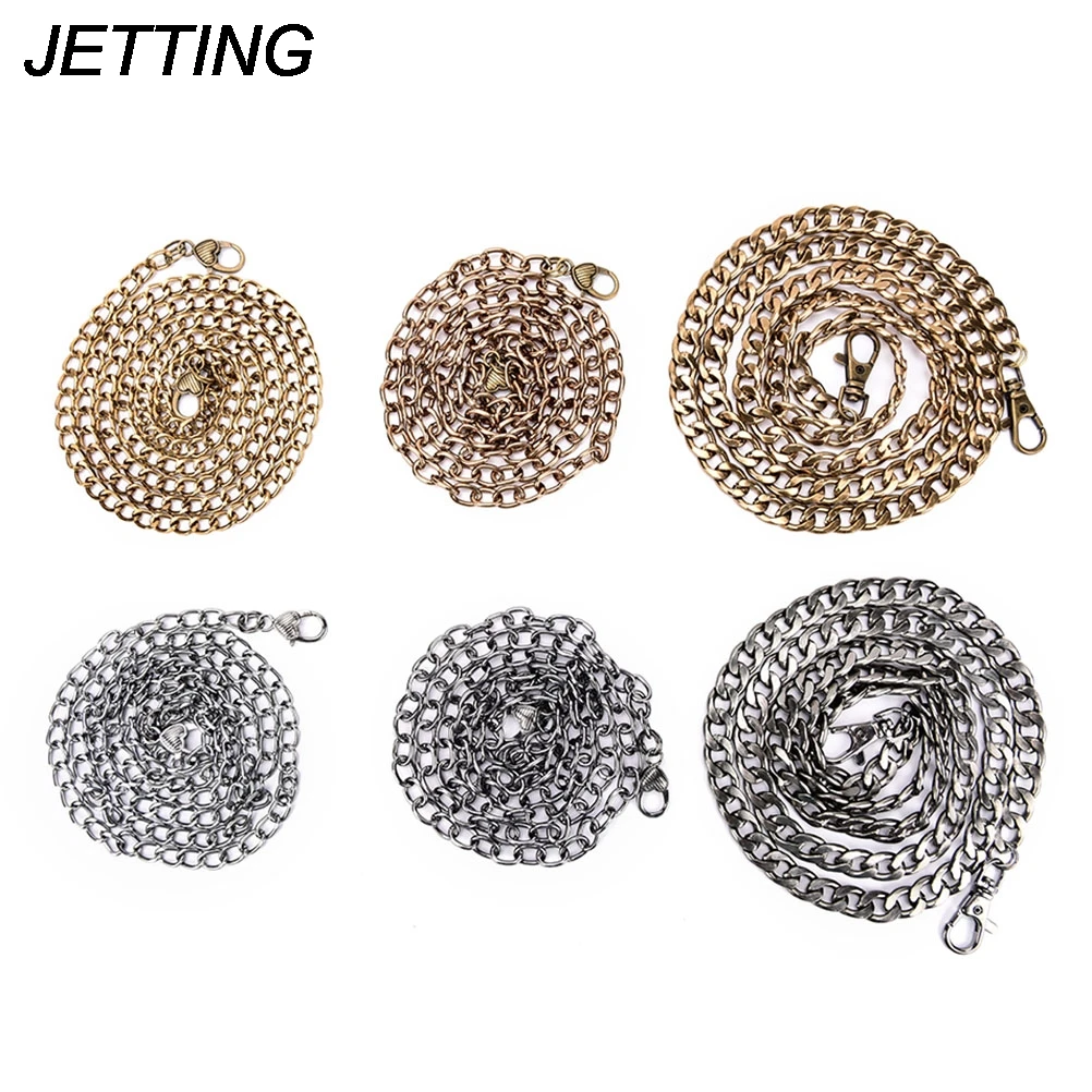 6 Styles High quality metal purse chain women's handbag hanles and shoulder straps chain diy chain bag strap chain