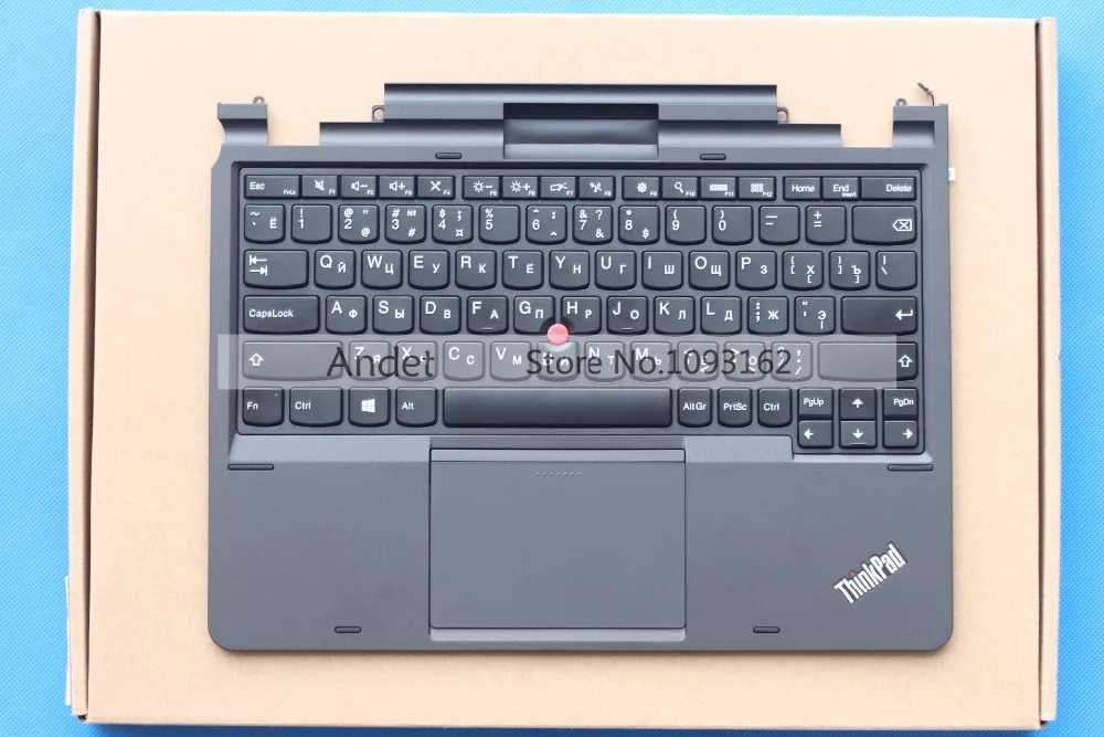 

New Original RU Keyboard Bezel for Lenovo ThinkPad X1 Helix 1 Palmrest Upper Case Russian Keys