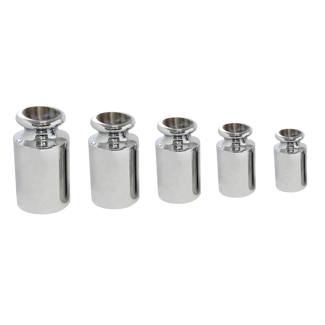 

5pcs Chrome Plating Scale Weights Set 1g 2g 5g 10g 20g Grams Home Tool Precision Calibration Set