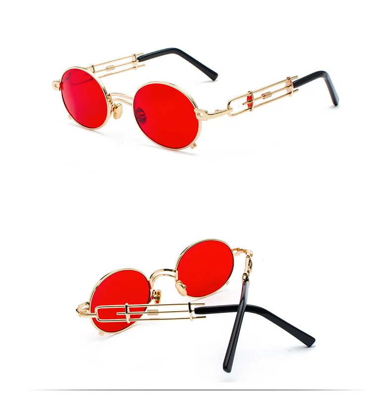 BANSTONE, мужские солнцезащитные очки в металлической овальной оправе, стимпанк, готика, вампир, уникальные, Ретро стиль, 1980 s, солнцезащитные очки, косплей стиль, Oculos De Sol