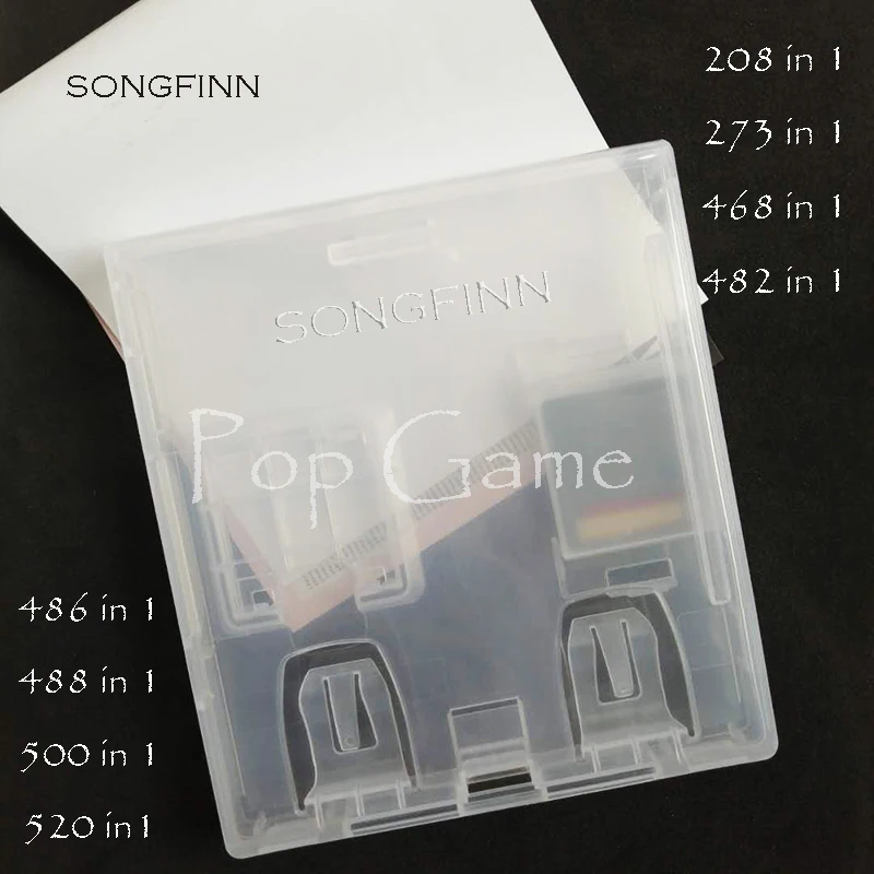 

208 520 in 1 Super Combo All in 1 Accessories for 64 Bit Handheld Console Compilation Cartridge