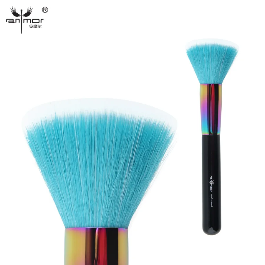 

Anmor Colorful Duo Fibre Brush Professional Multipurpose Makeup Brushes For Powder Blusher Cosmetics CFCA-A02