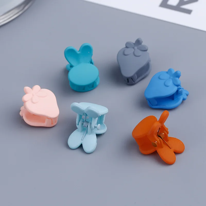 20 Вт, 30 Вт, 40/50 шт в наборе, маленький поймать Карамельный цвет милые шпилька Кролик Женский Детский челка клип женский G0418